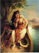 unknow artist Arab or Arabic people and life. Orientalism oil paintings 435